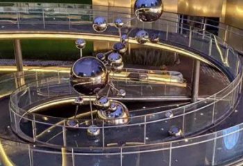 公園水滴景觀雕塑，鏡面拋光雕塑，鍛造工藝