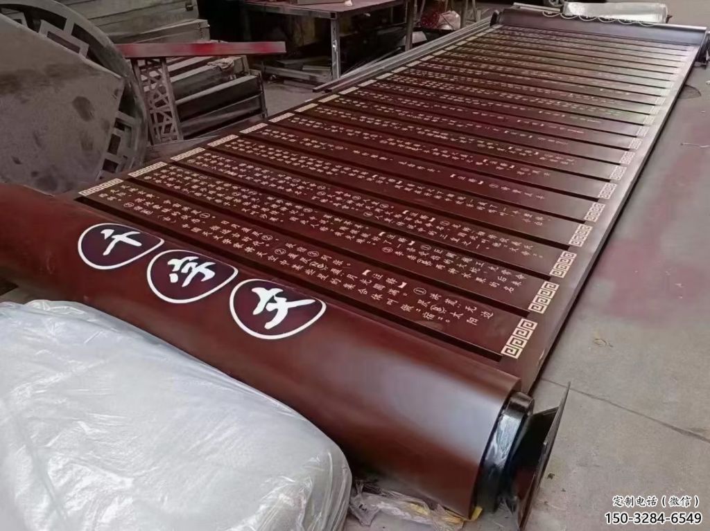 庭院書卷雕塑，鍍金歐式雕塑，校園形式