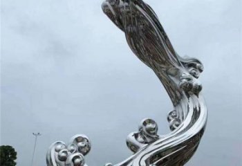 云朵雕塑，鏤空景觀雕塑，抽象效果