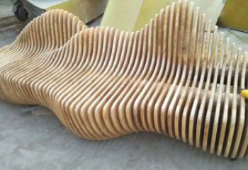 售樓部坐凳雕塑，噴砂雕塑，烤漆題材