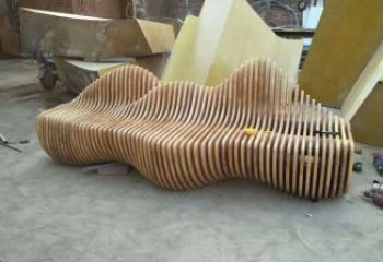 坐凳雕塑，抽象景觀雕塑，廣場(chǎng)擺件