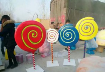 希望棒棒糖雕塑 景觀校園小品 商業(yè)街雕塑