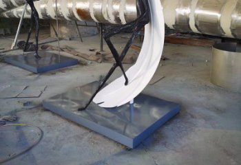 景觀羽毛雕塑 彩繪剪紙小品 校園雕塑