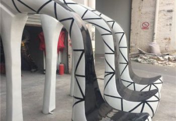 烤漆高跟鞋雕塑 鋼管景觀小品 室內雕塑