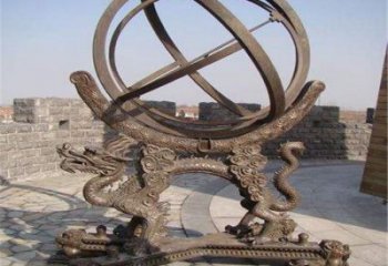 室內地動儀雕塑，拉絲景觀雕塑，抽象效果