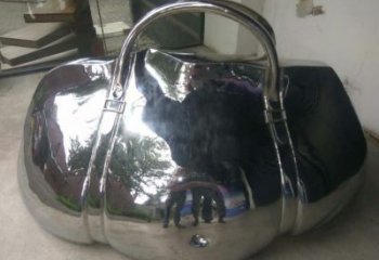 鋼管包包雕塑 異形噴水小品 農(nóng)村雕塑