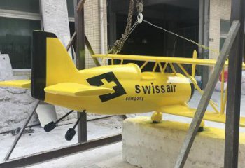 公園飛機雕塑 創(chuàng)意企業(yè)擺件 美陳雕塑