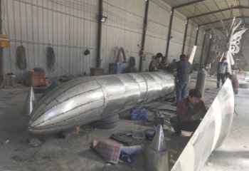 街道飛機雕塑 現(xiàn)代景觀擺件 彩繪雕塑