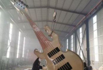 景觀吉他雕塑 剪影景觀小品 商業(yè)街雕塑