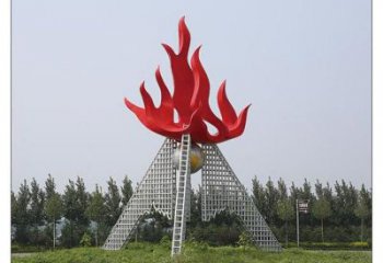 水景火炬雕塑 彩繪剪紙小品 現代雕塑