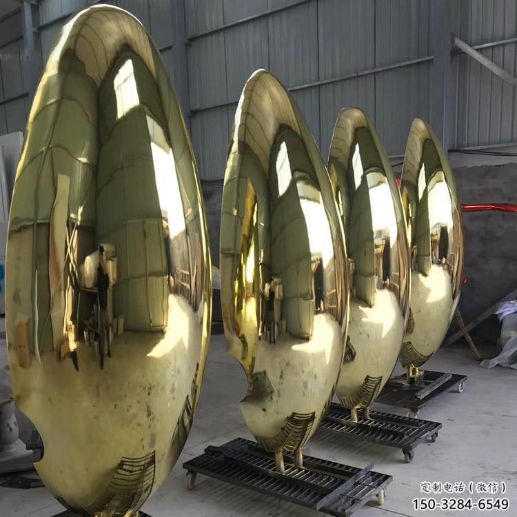 拉絲雞蛋雕塑 鏤空創(chuàng)意擺件 別墅區(qū)雕塑