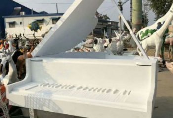 鋼琴雕塑 大型別墅區(qū)小品 農(nóng)村雕塑