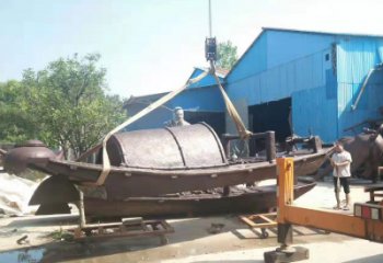 船艇雕塑 景觀校園小品 商業街雕塑