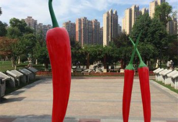 辣椒雕塑 大型城市雕塑 商業(yè)街?jǐn)[件