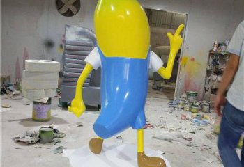 酒店香蕉雕塑 庭院仿真雕塑 彩繪小品