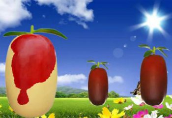 商場紅棗雕塑 仿真雕塑 店門口小品