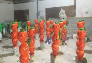 仿真胡蘿卜雕塑 酒店公園雕塑 風(fēng)景區(qū)擺件