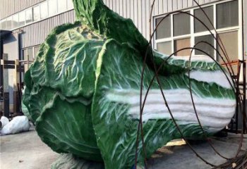 城市大白菜雕塑 風(fēng)景區(qū)彩繪雕塑 抽象擺件