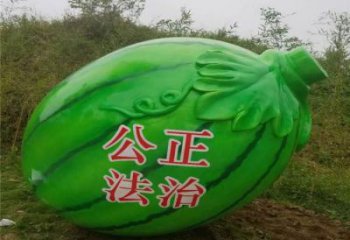 大型白菜雕塑 歐式步行街蔬菜雕塑 彩繪蔬菜雕塑