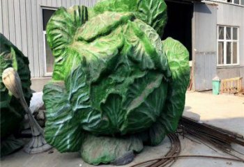 店門(mén)口白菜雕塑 創(chuàng)意景觀雕塑 仿真擺件