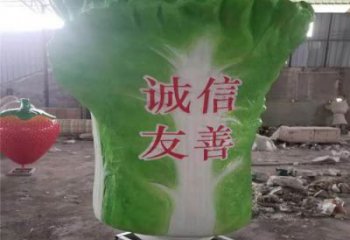 風(fēng)景區(qū)白菜雕塑 售樓處廣場雕塑 仿真擺件