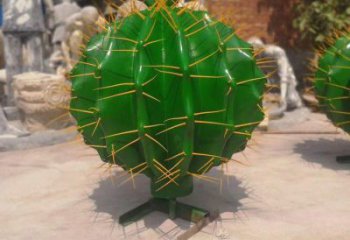 商場(chǎng)仙人掌雕塑 仿真雕塑 店門(mén)口小品