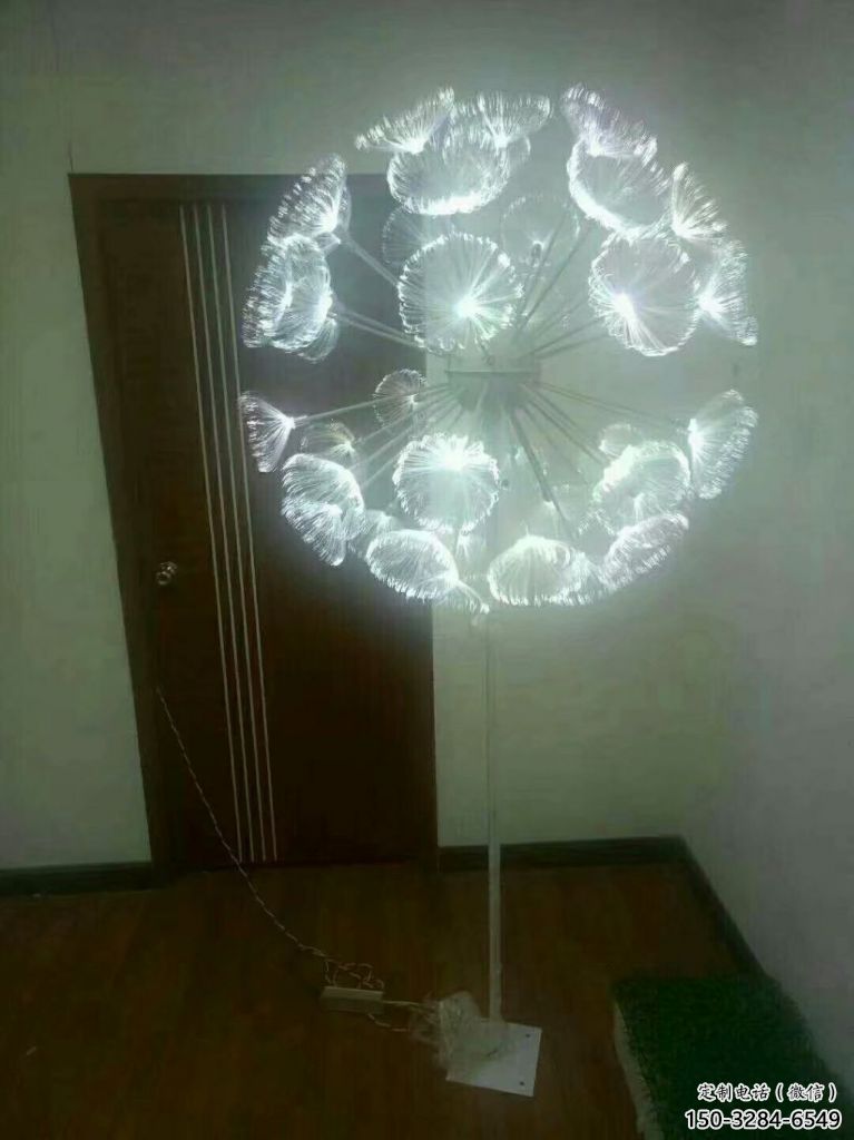 廣場蒲公英雕塑 抽象花卉雕塑 烤漆植物雕塑