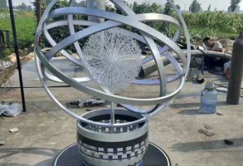 村口蒲公英雕塑 啞光花卉雕塑 公園植物雕塑