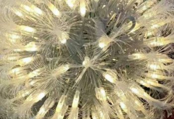 蒲公英雕塑 仿真景觀植物雕塑 烤漆花卉雕塑