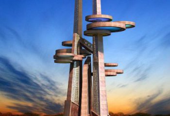 精神堡壘雕塑 景觀美陳標(biāo)識(shí)雕塑 噴漆標(biāo)牌雕塑