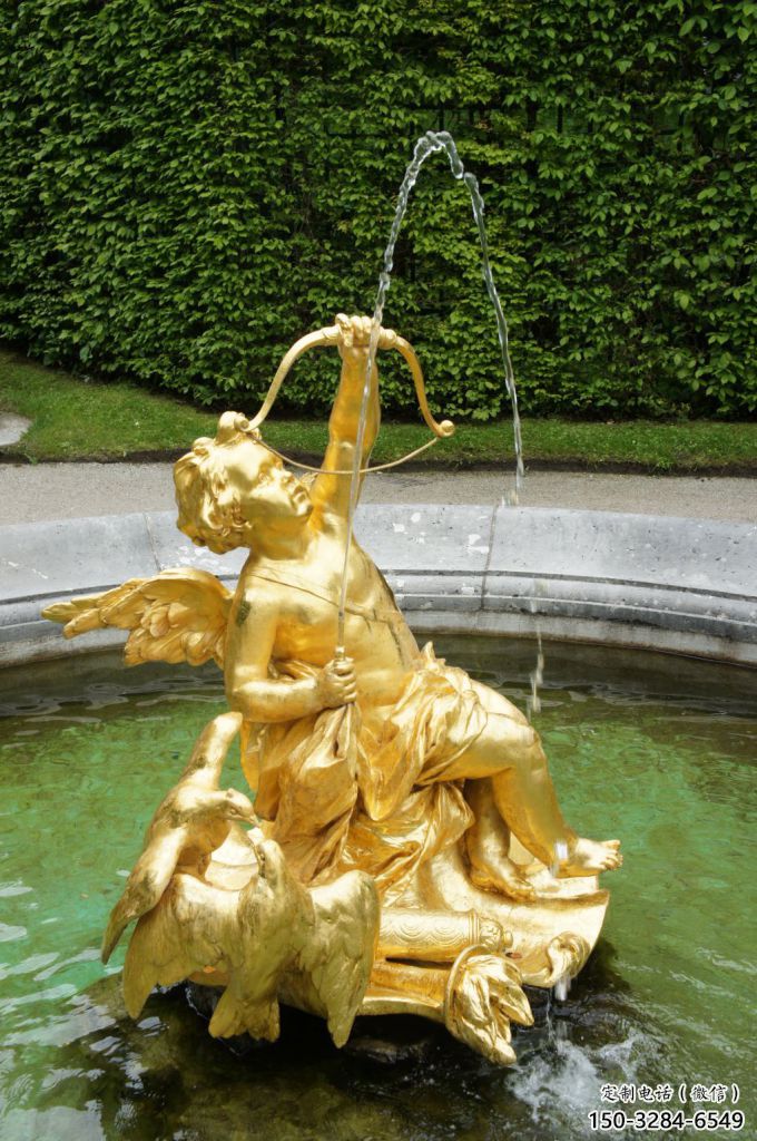 廣場(chǎng)丘比特雕塑 抽象歐式雕塑 烤漆肖像雕塑