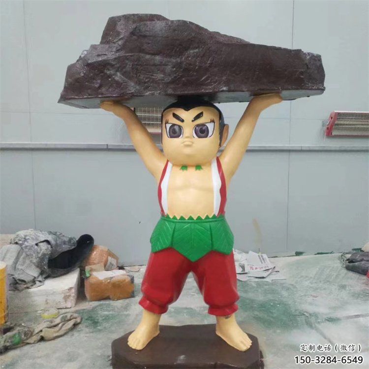 售樓處葫蘆娃雕塑廠 商業(yè)街雕塑 卡通擺件