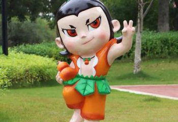 戶外葫蘆娃雕塑廠 噴漆卡通雕塑 燈光動漫雕塑