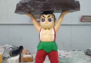 售樓處葫蘆娃雕塑廠 商業街雕塑 卡通擺件