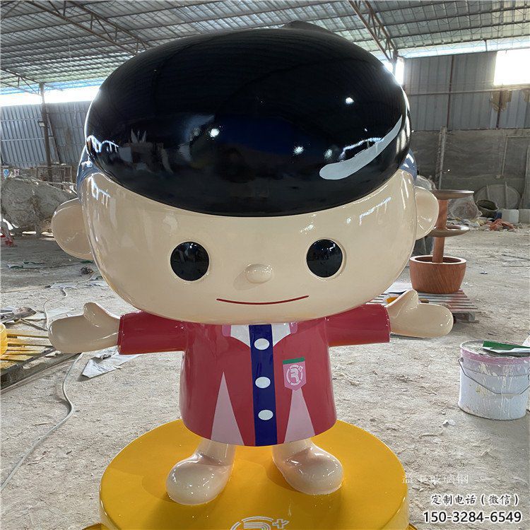 大型廚師雕塑 鍛造發(fā)光卡通雕塑 房地產(chǎn)動(dòng)漫雕塑