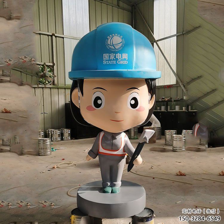 步行街工人雕塑 游樂場民俗雕塑 鑄造勞動雕塑