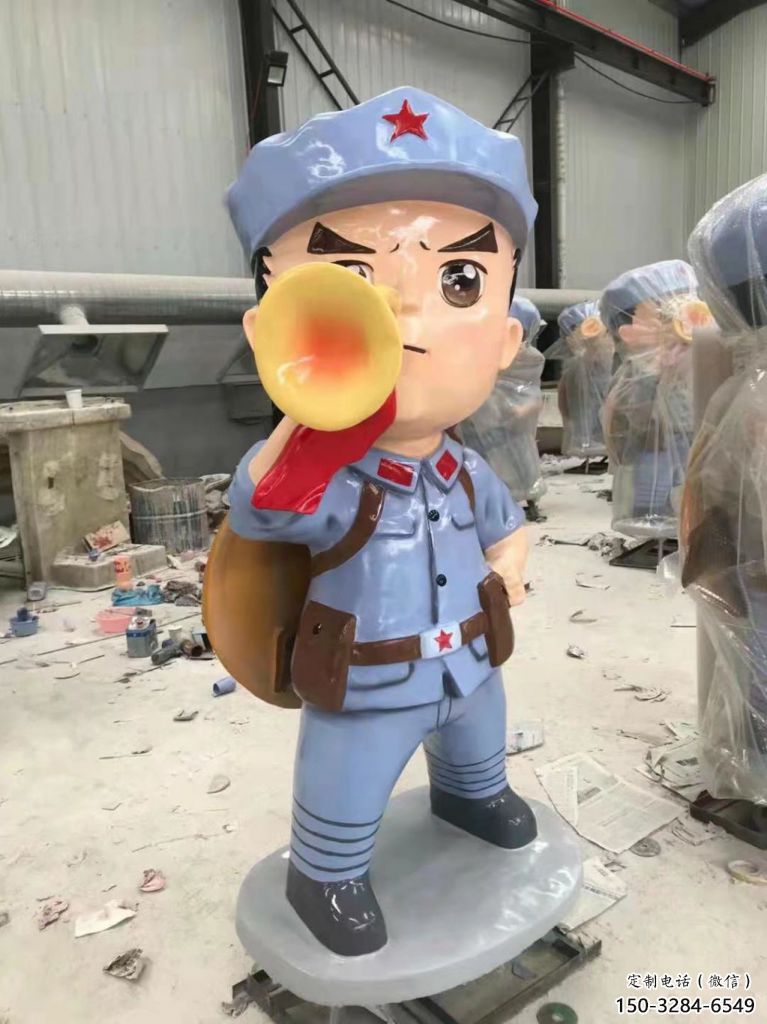 房地產(chǎn)交警雕塑 現(xiàn)代景觀士兵雕塑 幾何軍人雕塑