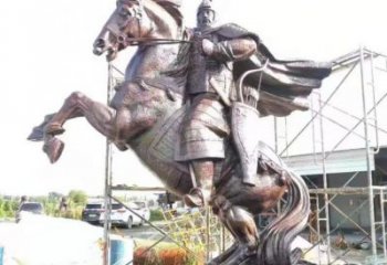 大型岳飛雕塑 鍛造名人雕塑 房地產(chǎn)肖像雕塑