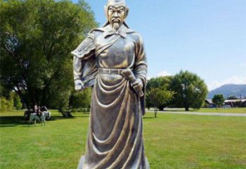 校園岳飛雕塑 仿古名人雕塑 景觀肖像雕塑
