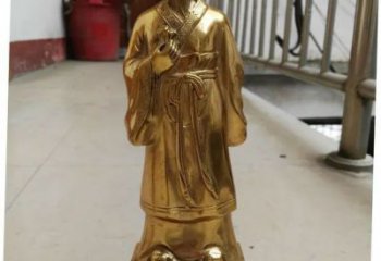景觀扁鵲雕塑 鑄銅名醫雕塑 商業街藥王雕塑