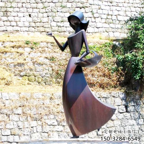 仿古女人雕塑 騰飛草地女性雕塑 房地產歐式雕塑