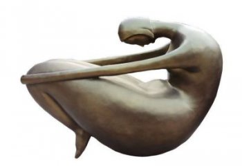 噴漆女人雕塑 中式村口女性雕塑 草地歐式雕塑