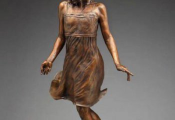 青銅女人雕塑 歐式步行街女性雕塑 大型商場歐式雕塑