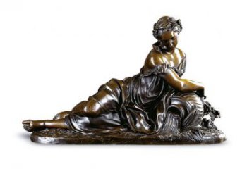 鑄造女人雕塑 中式村口女性雕塑 景觀歐式雕塑