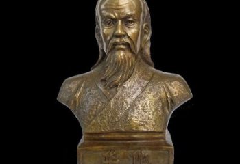 住宅小區(qū)華佗雕塑 鑄銅名醫(yī)雕塑 公園藥王雕塑