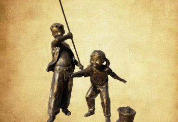 商場漁民雕塑 民俗雕塑 店門口小品