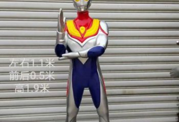 店門口奧特曼雕塑 創(chuàng)意景觀雕塑 卡通擺件