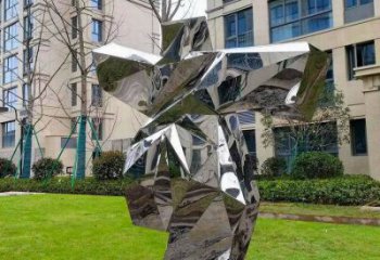 抽象太極雕塑 店門口彩繪雕塑 步行街擺件