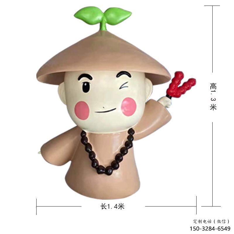 鑄銅小和尚雕塑 異形兒童雕塑蔬 農(nóng)村肖像雕塑