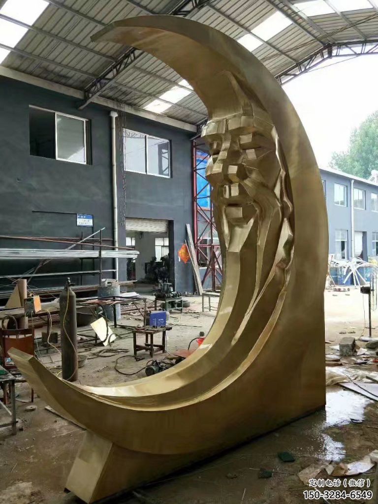 仿古月老雕塑 草地古代雕塑 房地產神話雕塑